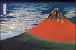 Кацусика Хокусай «Фудзи в ясную погоду»